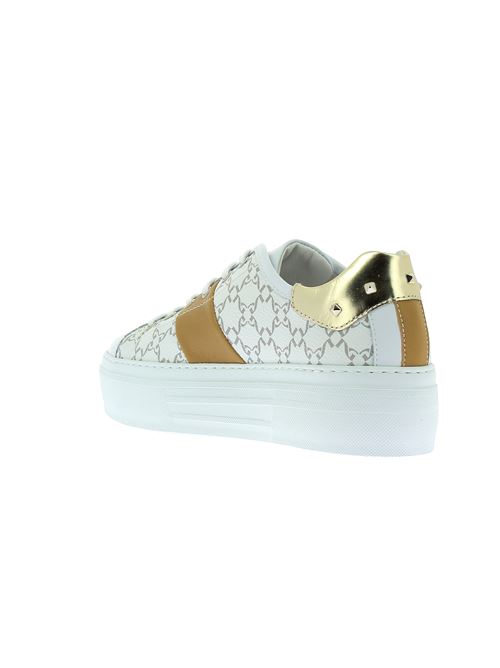 sneakers donna in pelle e ecopelle bianca NERO GIARDINI | E306531D707